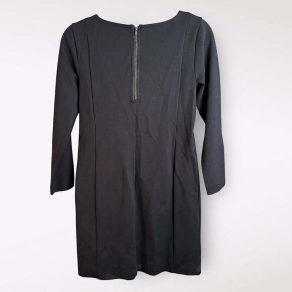 J Crew Long Sleeve Black Dress XS - Picture 2 of 4